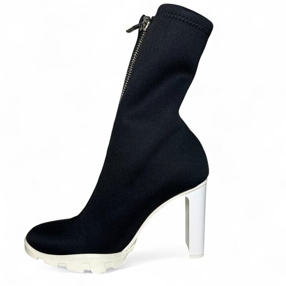 Alexander McQueen Neoprene Zip Booties 37.5 EU NWT - Picture 5 of 11